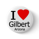 I Love Gilbert AZ Button
