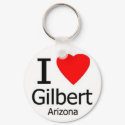 I love Gilbert AZ Key Chain keychains