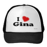 I Love Gina Trucker Hat