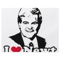 I Love Gingrich flyers by GingrichShirts I Love Gingrich flyers