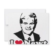 I Love Gingrich invitations by GingrichShirts I Love Gingrich invitations