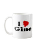 I Love Gino mugs