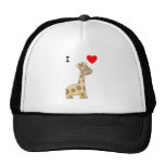 I Love Giraffes (3) Hats