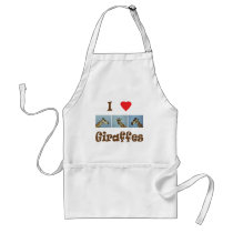 I love giraffes aprons