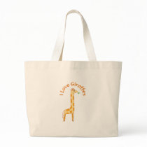 I Love Giraffes Bag