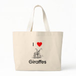 I love giraffes Bag