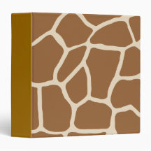 I Love Giraffes Binder