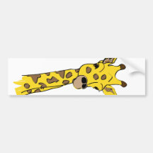 I Love Giraffes! Bumper Sticker