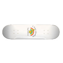 I love giraffes deal with it skate board