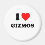 I Love Gizmos Refrigerator Magnets