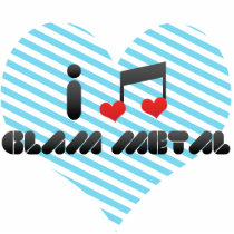 I Love Glam Metal Photo Cutout