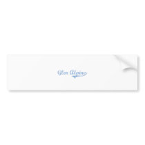 I Love Glen Alpine North Carolina Bumper Sticker