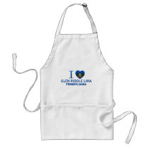 I Love Glen Riddle Lima, PA Aprons