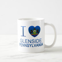 I Love Glenside, PA Mugs
