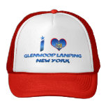 I love Glenwood Landing, New York Mesh Hat