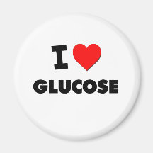 I Love Glucose Refrigerator Magnets