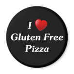 I Love Gluten Free Pizza Magnets