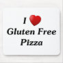 I Love Gluten Free Pizza Mouse Mats