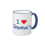 I Love Gnome's Coffee Mugs