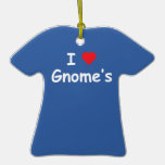 I Love Gnome's Ornament