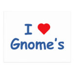 I Love Gnome's Postcards