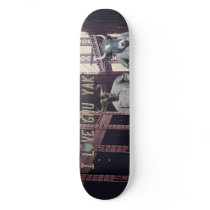I LoVE GNU YAK Board Chairman Skate Deck