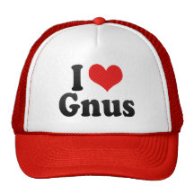 I Love Gnus Mesh Hat