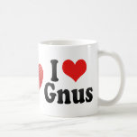 I Love Gnus Mugs