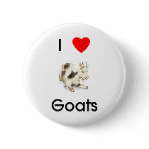 I love goats Button by towalj I love goats Button