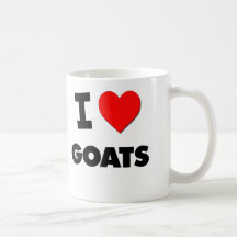 I Love Goats Mug