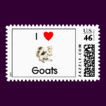 I love goats Postage