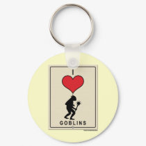 I Love Goblins keychains by thefrozenduck I Love Goblins keychains
