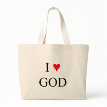 I Love God bags
