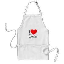 I Love Goethe aprons by annabells I Love Goethe aprons