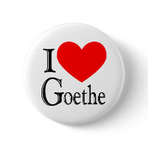 I Love Goethe buttons by annabells I Love Goethe buttons