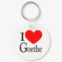 I Love Goethe keychains by annabells I Love Goethe keychains