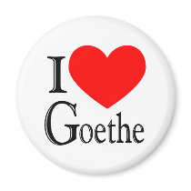 I Love Goethe magnets