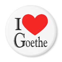 I Love Goethe magnets