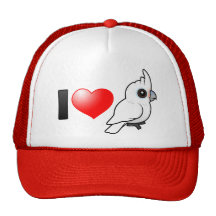 I Love Goffin's Cockatoos Trucker Hats