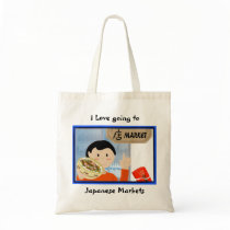 I Love going to Japanese markets Tote Bag by elledeegee I Love going to Japanese markets Tote Bag
