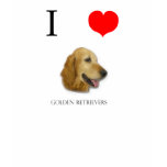 I love Golden Retrievers dog shirts
