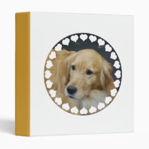 I Love Goldens Binder