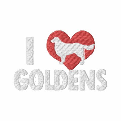 I Love Goldens Hoody by MenagerieMayhem