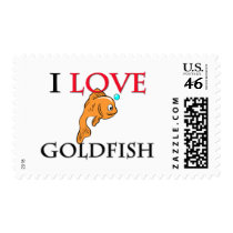 I Love Goldfish Postage