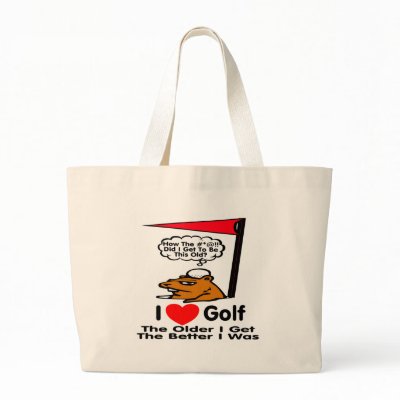 I Love Golf Bag by Golf_Gear