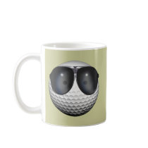 I LOVE GOLF bk Coffee Mug
