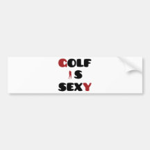 I Love Golf Bumper Stickers