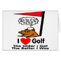 I Love Golf cards