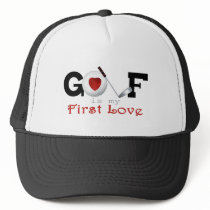 I Love Golf hats