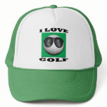 I LOVE GOLF TRUCKER HATS